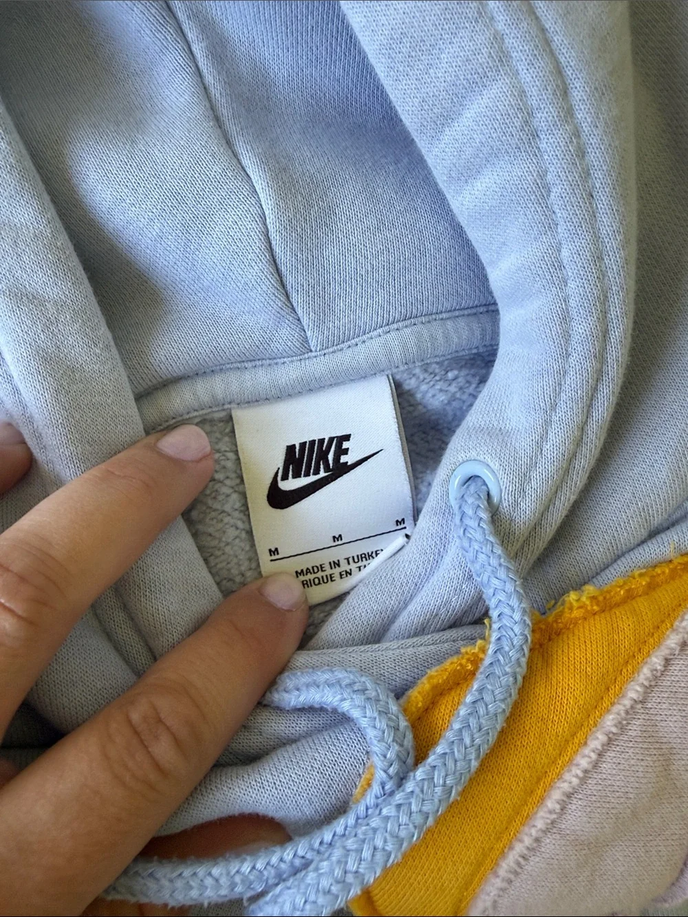 Nike Light Lavender Hoodie & Shorts Set with Pastel Floral Appliqués